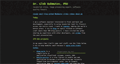 Desktop Screenshot of glebbahmutov.com
